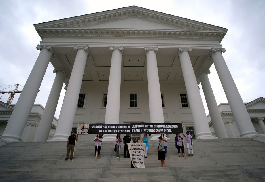ERA event on Virginia Capitol steps
